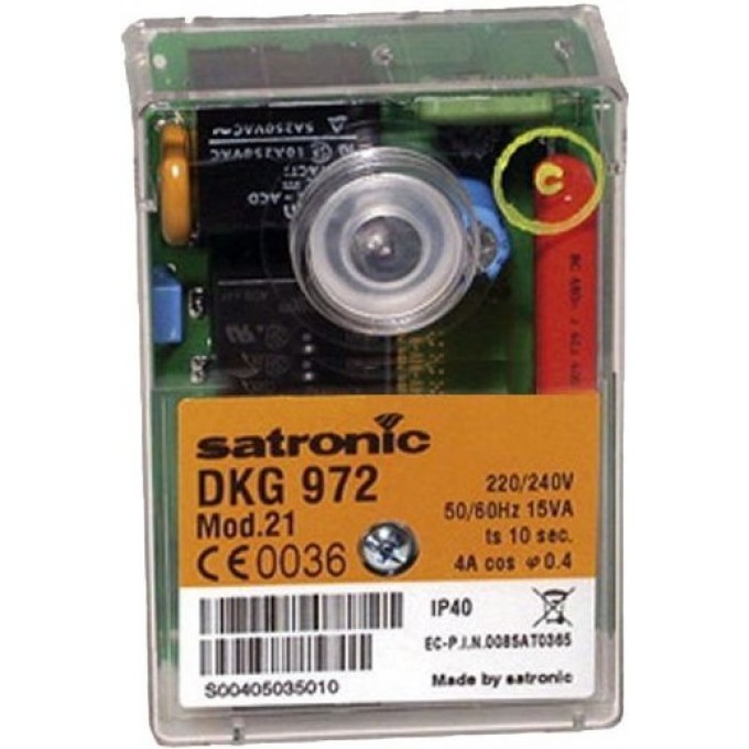 Блок управления горением Satronic DKG 972 Mod 21 HONEYWELL HL-0564 Блок управления горением Satronic DKG 972 Mod 21 HONEYWELL HL-0564