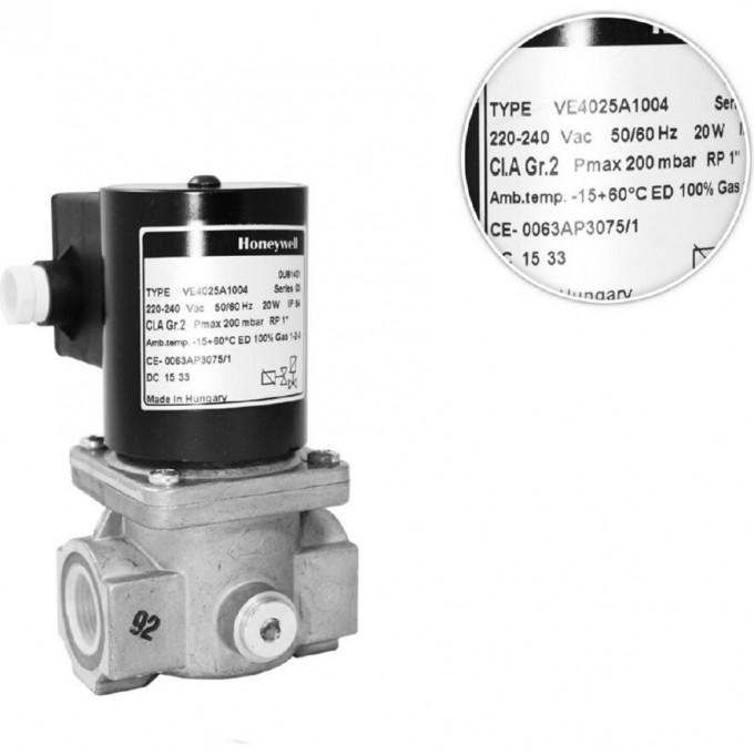 Газовый клапан HONEYWELL V4297 HL-0408 Газовый клапан HONEYWELL V4297 HL-0408