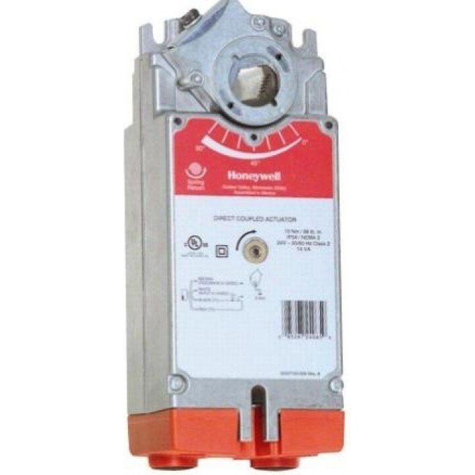 Привод для воздушной заслонки HONEYWELL с возвратной пружиной, S=4 кв.м, 0/2…10V=, 3-pt, 24Vac, 6VA, 20N S20010 Привод для воздушной заслонки HONEYWELL с возвратной пружиной, S=4 кв.м, 0/2…10V=, 3-pt, 24Vac, 6VA, 20N S20010