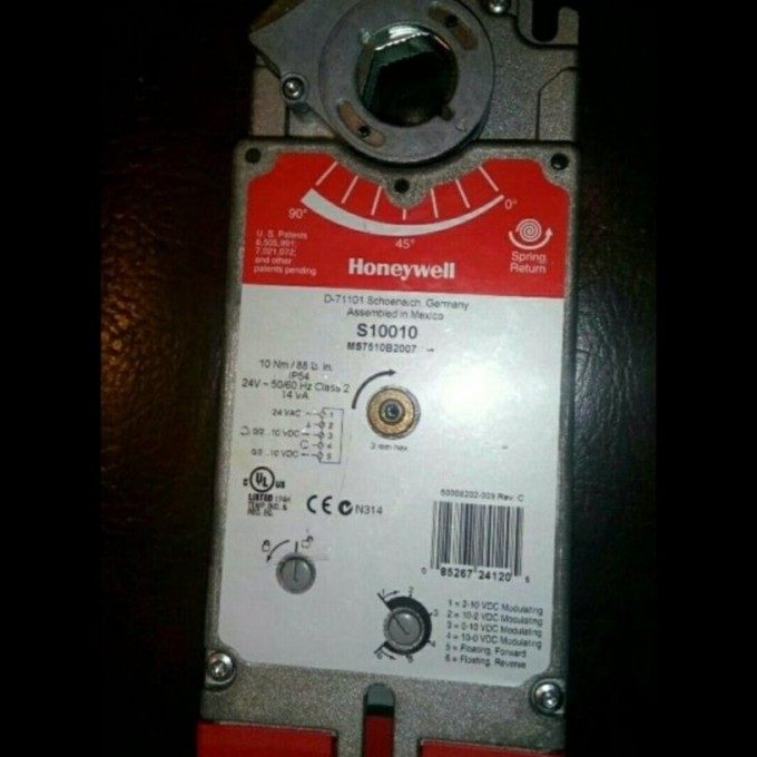 Привод заслонки S10010 HONEYWELL HL-0728 Привод заслонки S10010 HONEYWELL HL-0728