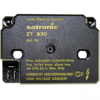 Трансформатор розжига Satronic ZT 930 4mm HONEYWELL Трансформатор розжига Satronic ZT 930 4mm HONEYWELL