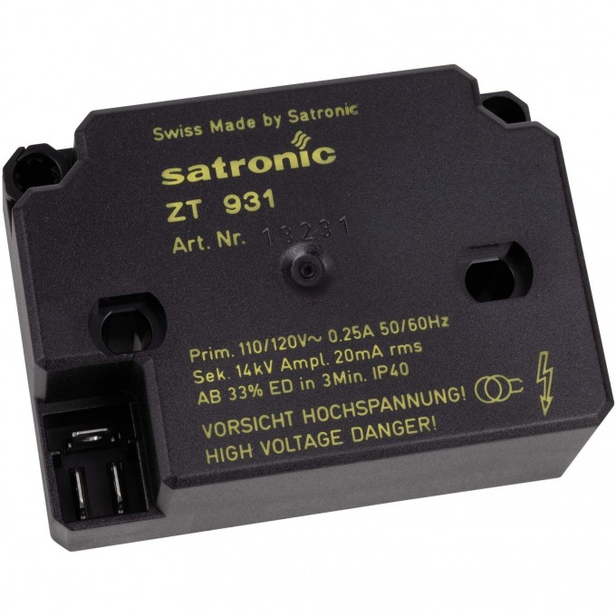 Трансформатор розжига Satronic ZT 931 4mm HONEYWELL HL-0819 Трансформатор розжига Satronic ZT 931 4mm HONEYWELL HL-0819