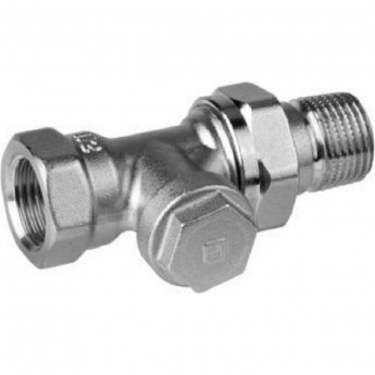 Вентиль для радиатора HONEYWELL HOME V2420D0020 1/2 прямой, нижний, никелированная бронза, конус, Kvs 1.45 Вентиль для радиатора HONEYWELL HOME V2420D0020 1/2 прямой, нижний, никелированная бронза, конус, Kvs 1.45